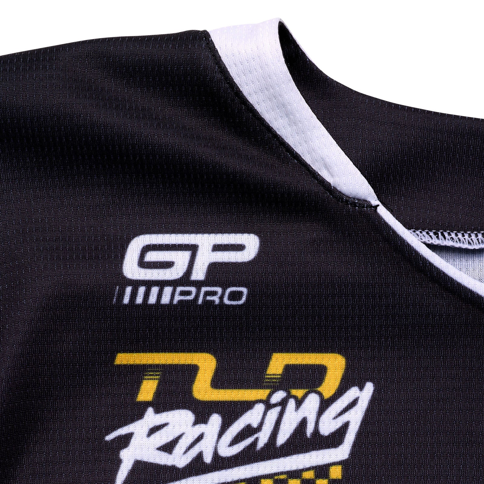 GP Pro Jersey Fifty 50 Black & Gold - Premium Performance Basketball Jersey for Men - Perfect for Games, Training & Fan Wear