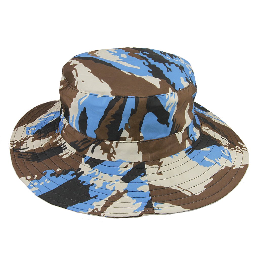 Kids Camo Bucket Hat with Wide Brim - UPF 50+ Sun Protection for Boys & Girls - Outdoor Adventure, Beach, Hiking & Summer Activities