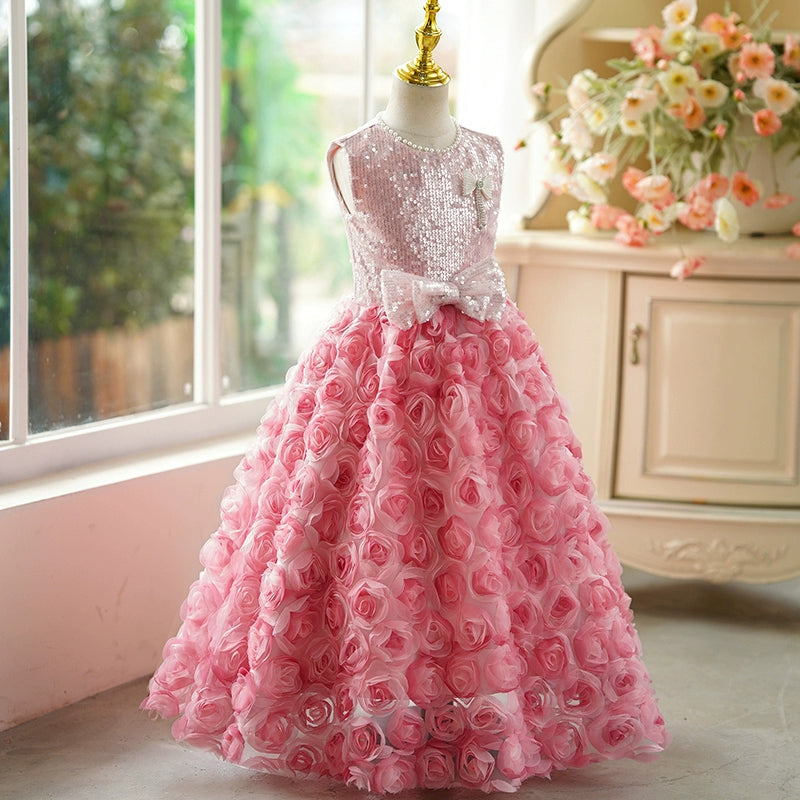 Adorable Baby Girl Pageant Dress for Toddlers - Elegant Princess Birthday Party Gown | Perfect for Pageants, Photo Shoots & Special Occasions