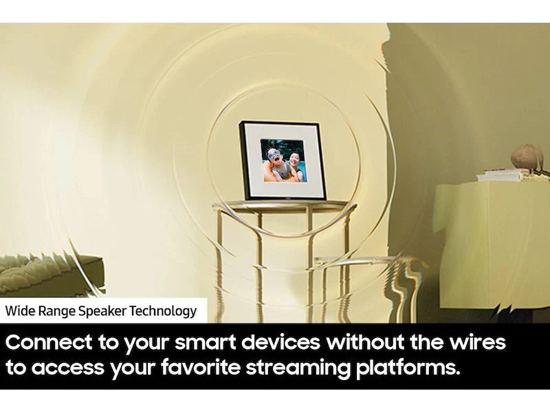 Samsung Music Frame Speaker - Wireless Bluetooth Speaker with Premium Sound, Wall-Mountable Design for Home & Office Decor | Perfect for Living Rooms, Bedrooms & Workspaces