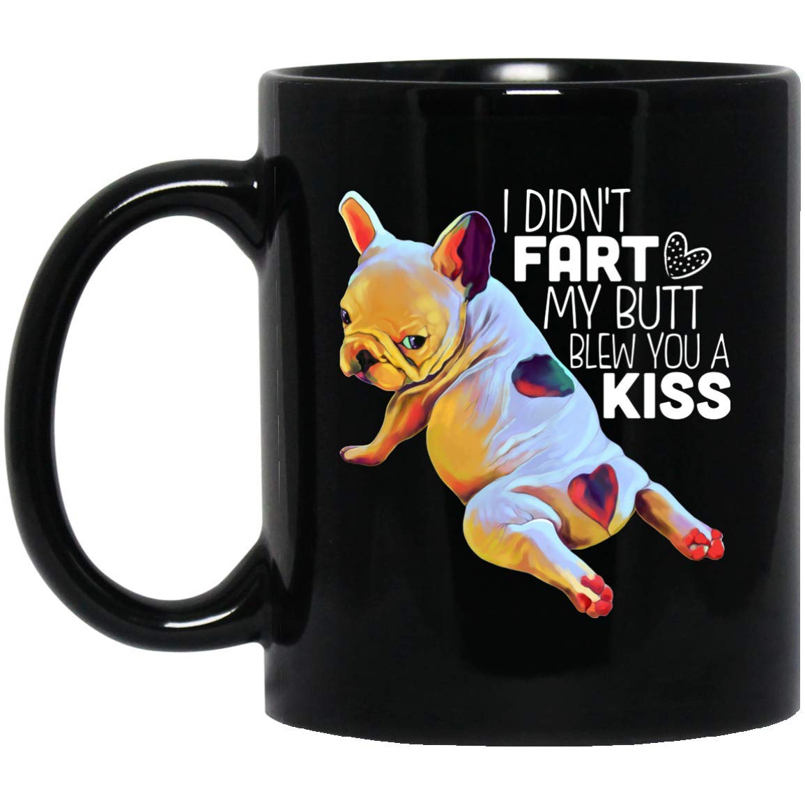 Funny French Bulldog Coffee Mug - 11oz Ceramic Cup with Cute Bulldog Design | Perfect for Home, Office & Gifts
