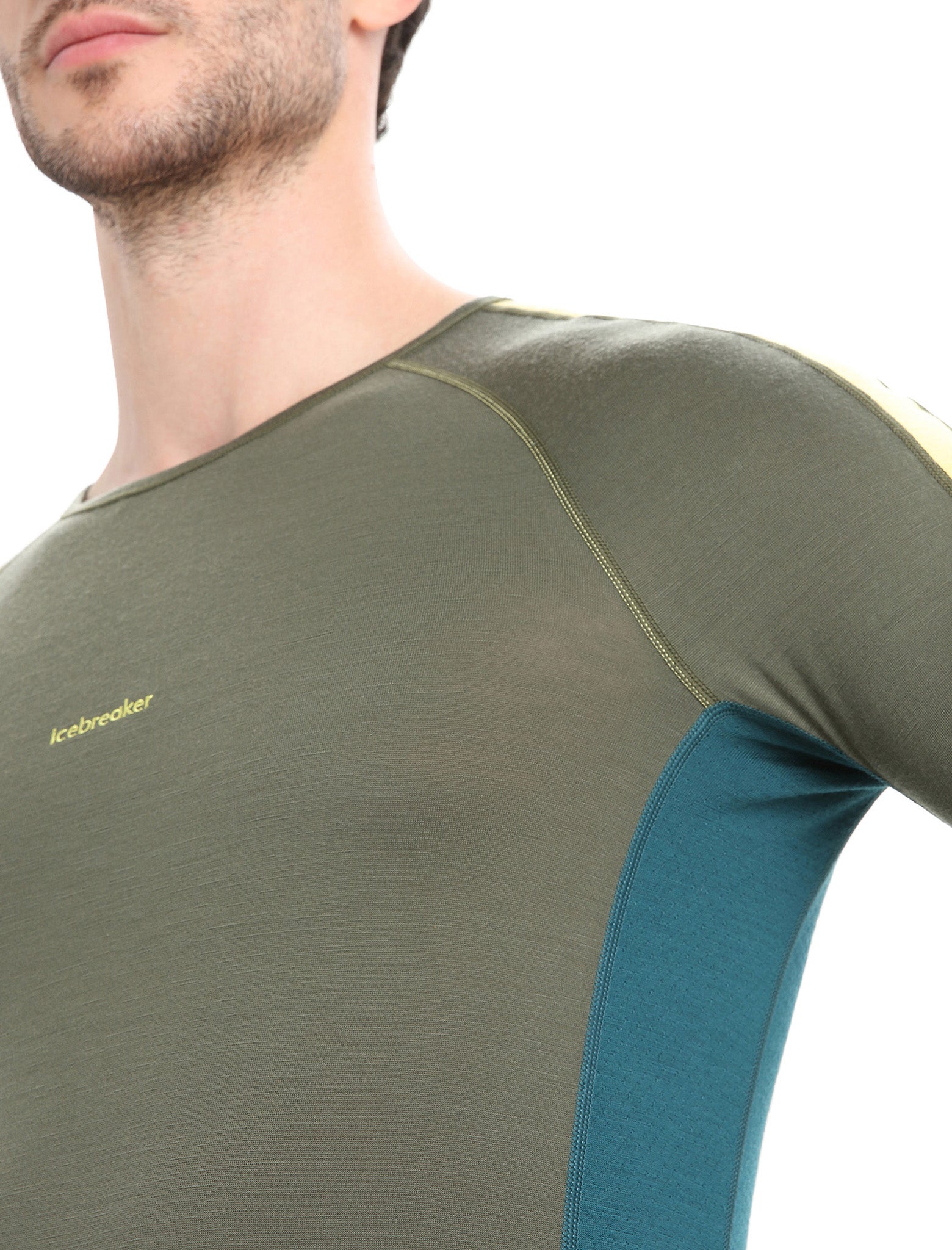 200 ZoneKnit Long Sleeve Crewneck Thermal Top for Men - Warm Winter Base Layer for Outdoor Activities & Cold Weather Sports