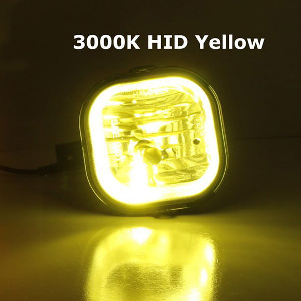 2-Pack 3000K Yellow High Power P13W LED Bulbs - Bright DRL & Fog Light Replacement - Perfect for Daytime Running Lights, Fog Lamps in Cars, Trucks, SUVs - Enhance Visibility in Rain, Snow & Low Light Conditions