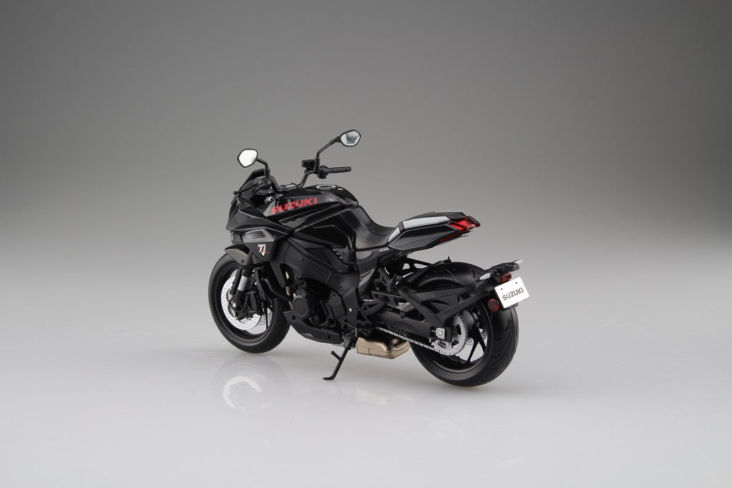1/12 Scale AOSHIMA SUZUKI GSX-S1000S KATANA Motorcycle Model Kit - Glass Sparkle Black - Perfect for Collectors & Model Builders - Display for Home, Office or Hobby Room