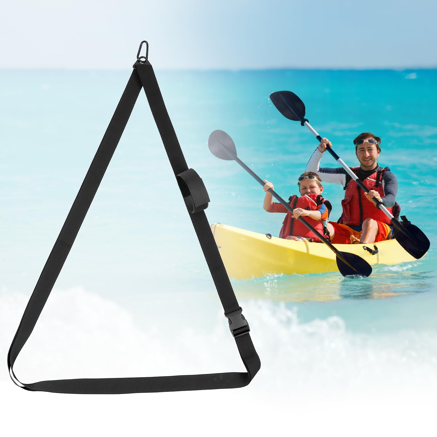 Heavy-Duty Kayak Wall Hanging Storage Straps (4 Pack) - 74
