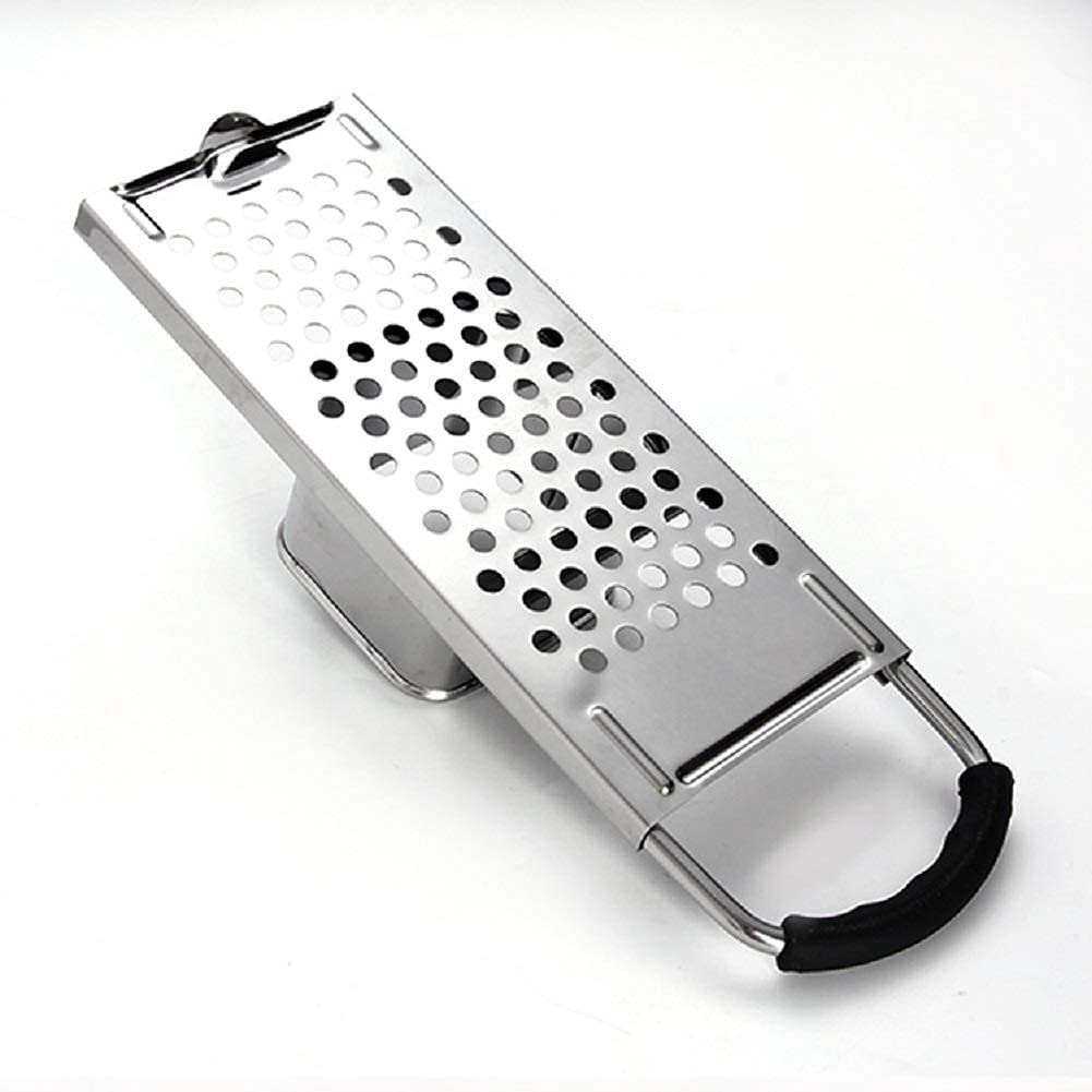 Premium Stainless Steel Spaetzle Maker - German Noodle & Dumpling Press with Safety Pusher & Ergonomic Rubber Handle - Perfect for Homemade Pasta, Spaetzle, Gnocchi & Asian Dumplings