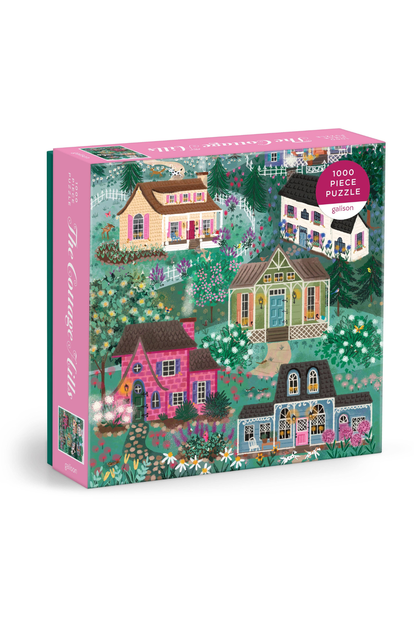 Joy Laforme The Cottage Hills 1000 Piece Jigsaw Puzzle for Adults - Challenging Landscape Art Puzzle for Relaxation & Home Decor