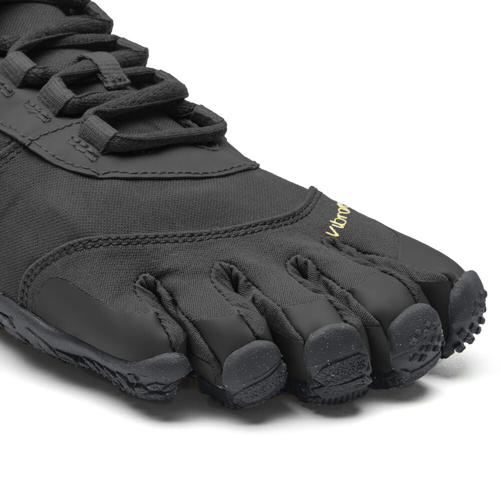 Vibram Women's V Trek Hiking Shoes - Black/Black | Lightweight & Durable for Outdoor Adventures, Trail Running & Travel