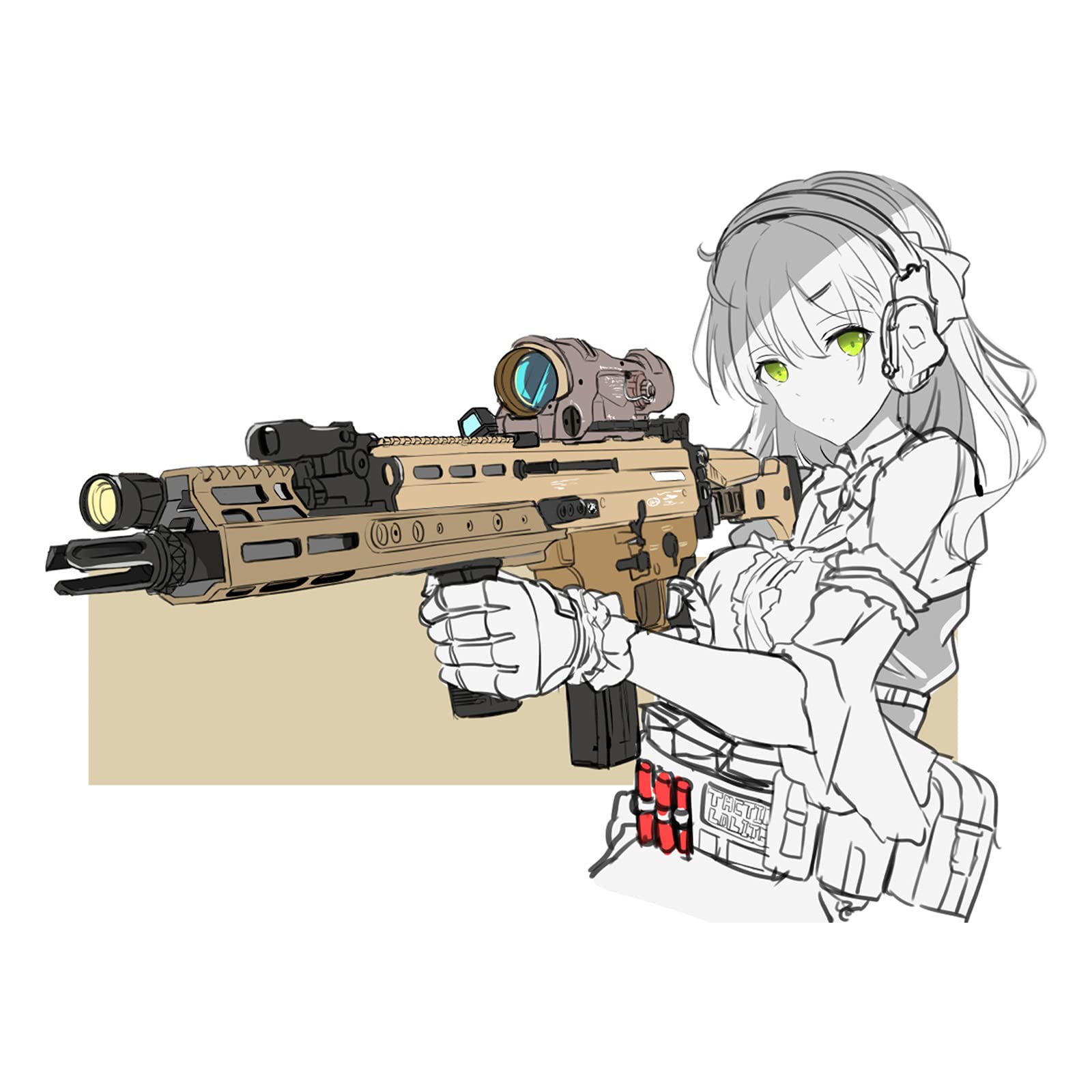 BLKUOPAR 5.1'' Anime Waifu Car Sticker - Durable Decal for Cars, RV & Fridges