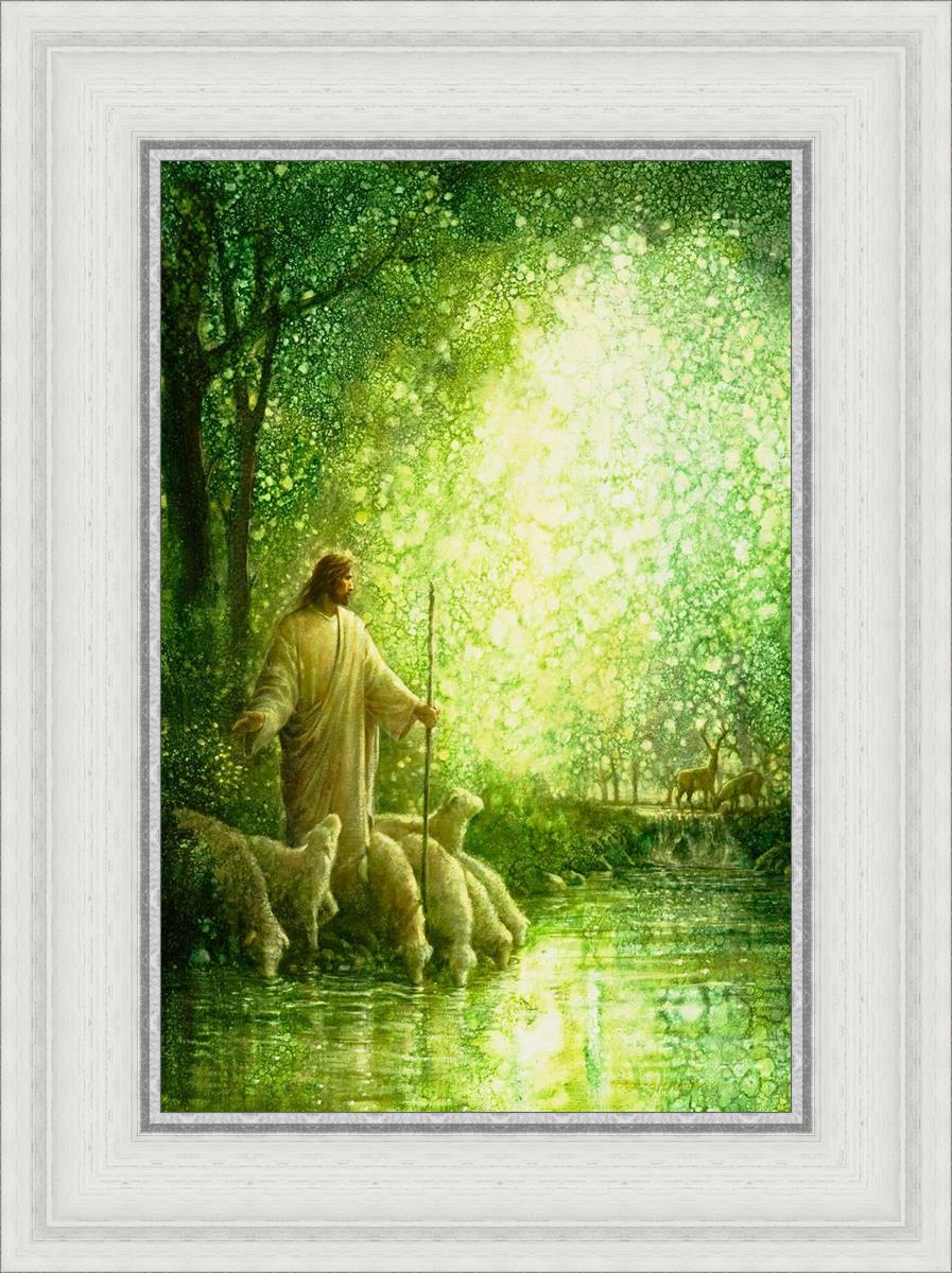 Feed My Sheep By Yongsung Kim - Inspirational Christian Wall Art for Home & Church Decor - Perfect for Living Room, Bedroom & Office