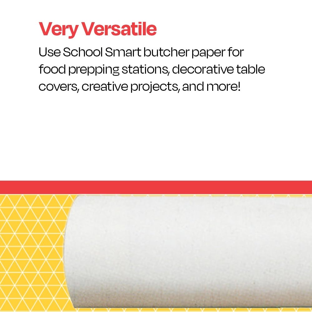School Smart White Paper Roll - 36