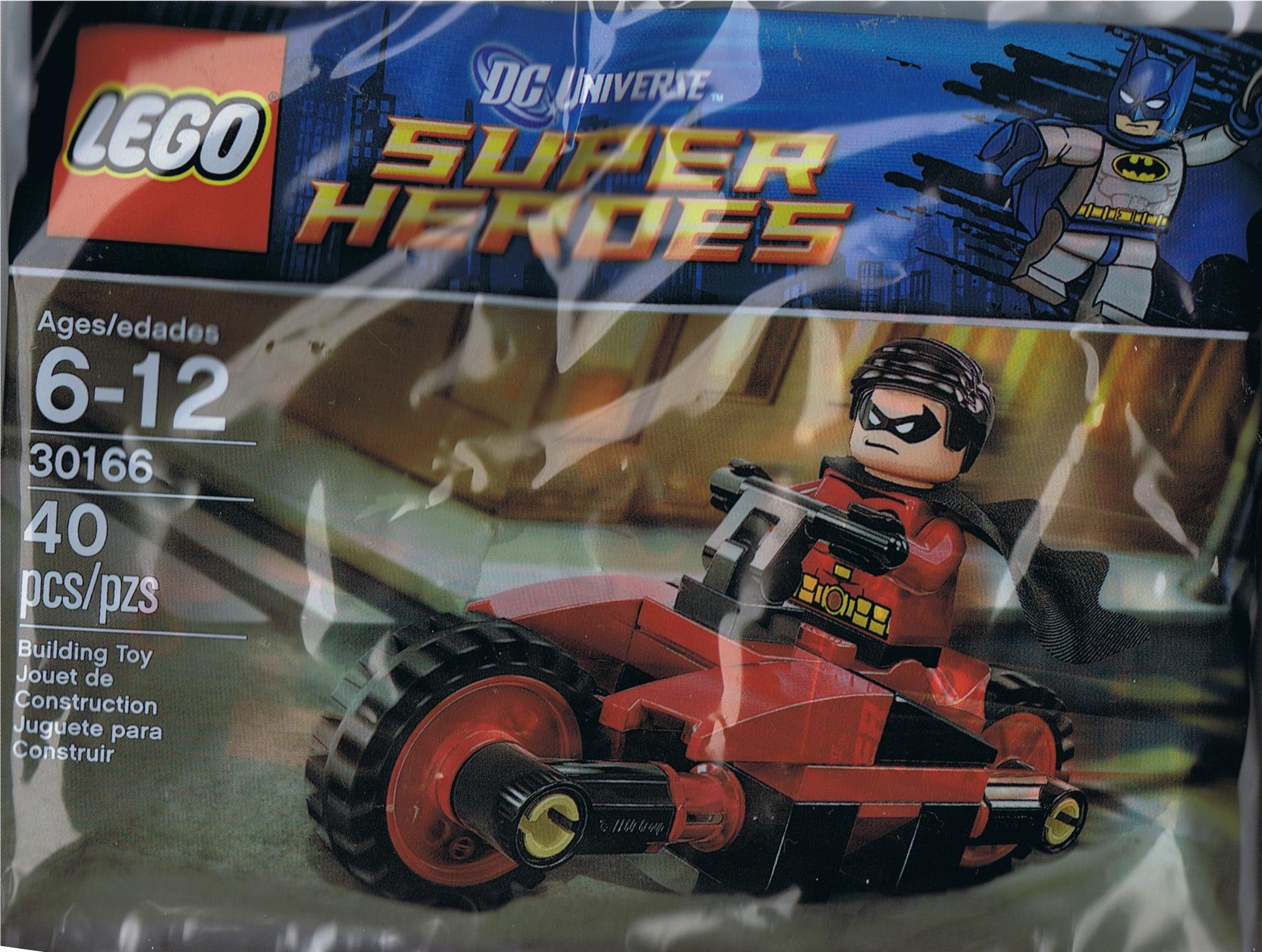 LEGO Super Heroes Robin and Redbird Cycle (30166) | DC Comics Building Toy Set for Kids | Creative Play & Superhero Adventures Gift