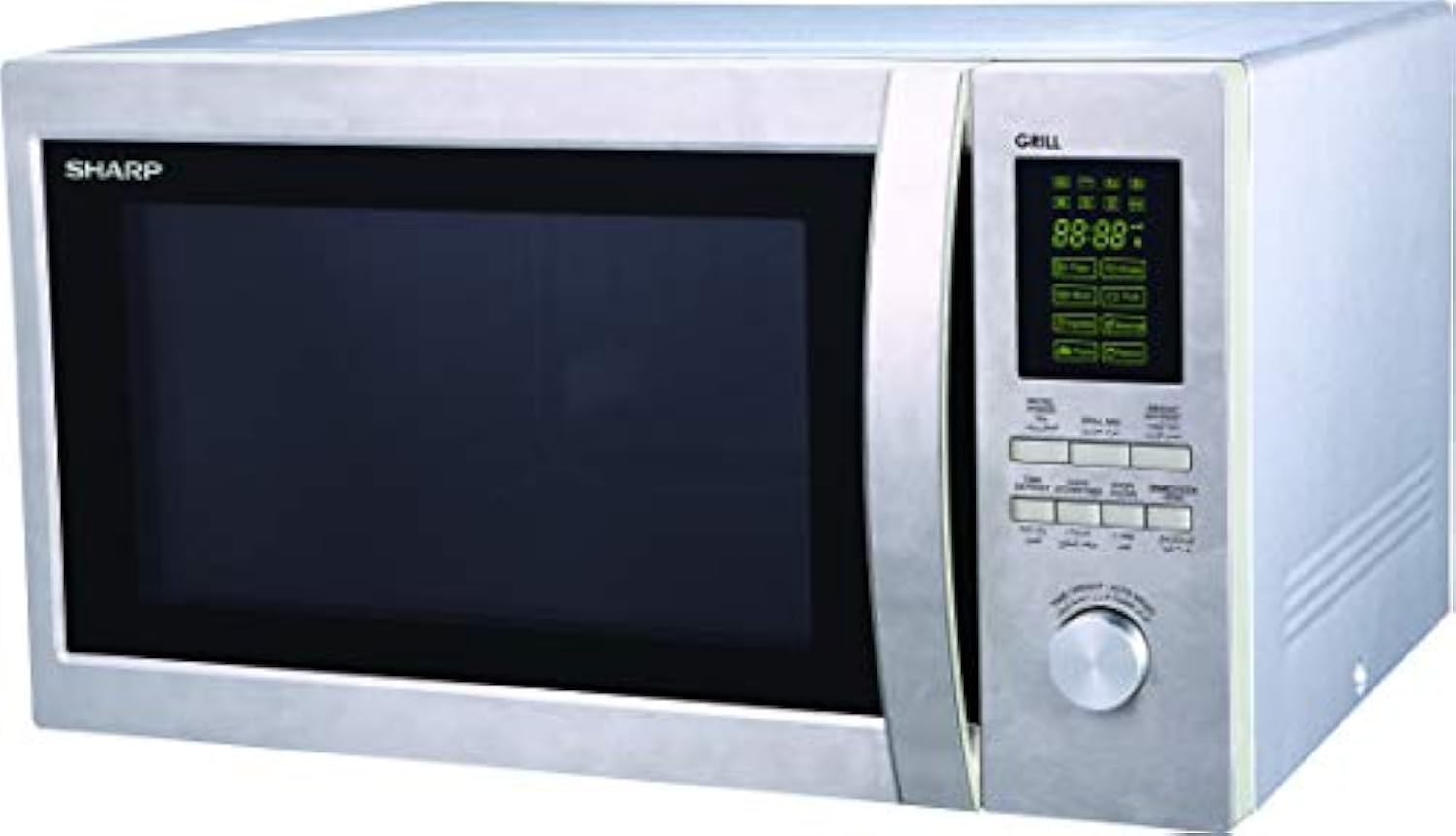 Sharp R78 R-78BT(ST) 43-Liter Microwave Oven with Grill Function - 220V European Voltage (Not for USA Use) - Perfect for Baking, Reheating & Grilling in Kitchens, Dorms & Small Spaces