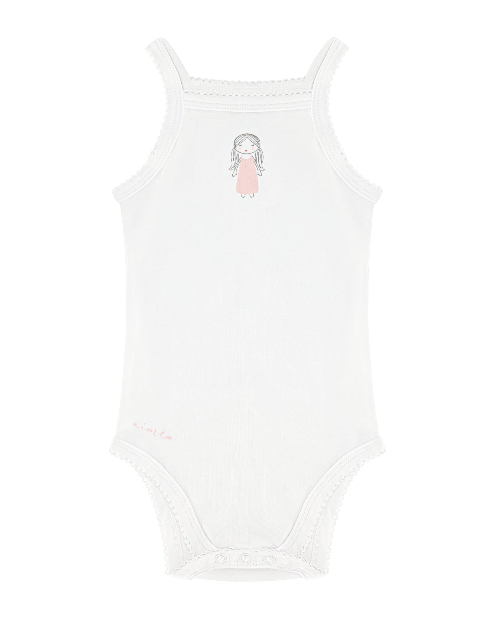 AIME Child Girls' Original Undershirts - Soft Cotton Camisoles for Toddlers & Kids - Perfect for Layering Under Dresses or School Uniforms