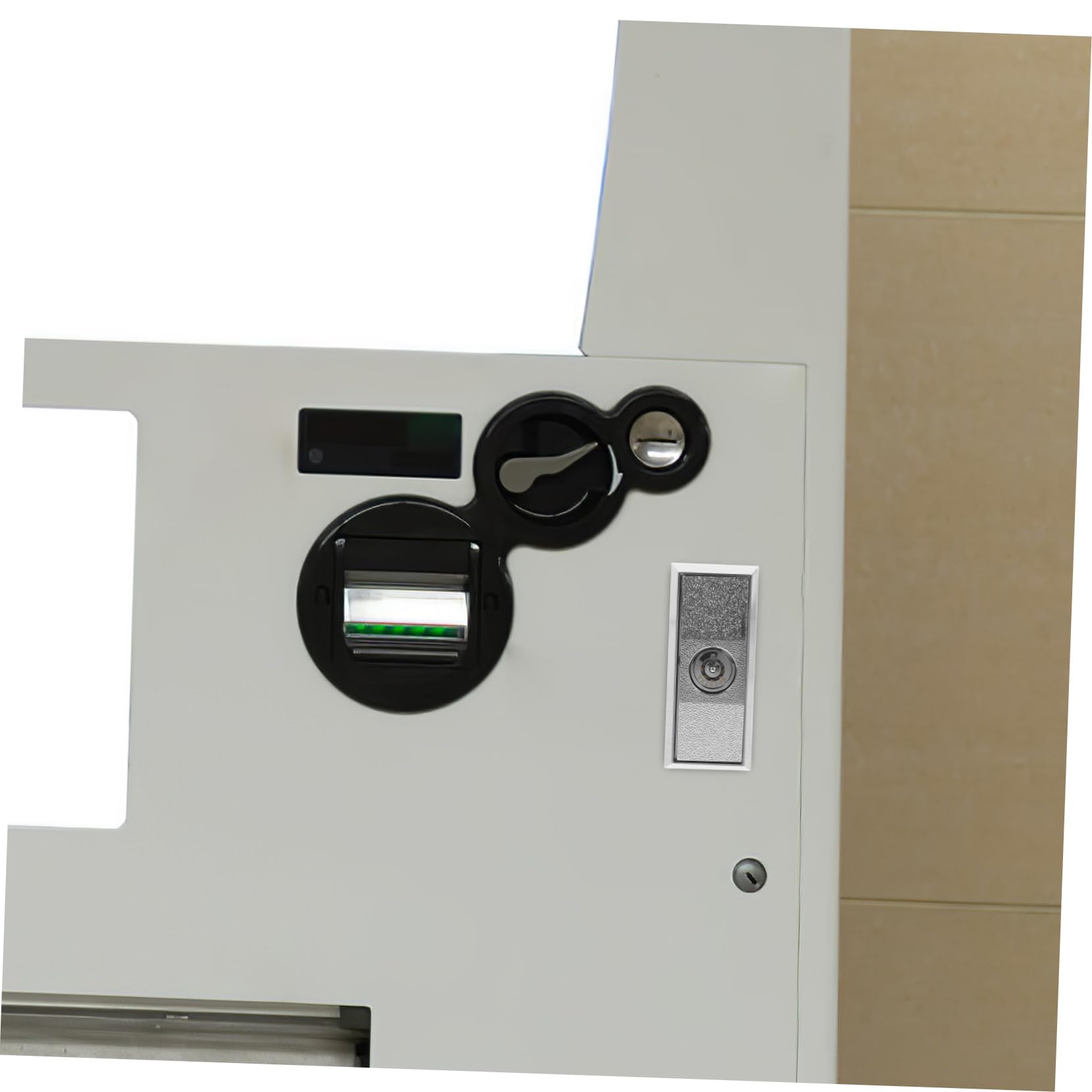 Mint Green Vending Machine Lock Set with Key - T-Handle Door Lock for Snack, Gaming & Water Dispensers | Secure Candy & Beverage Vending Equipment for Arcades, Stores & Public Spaces