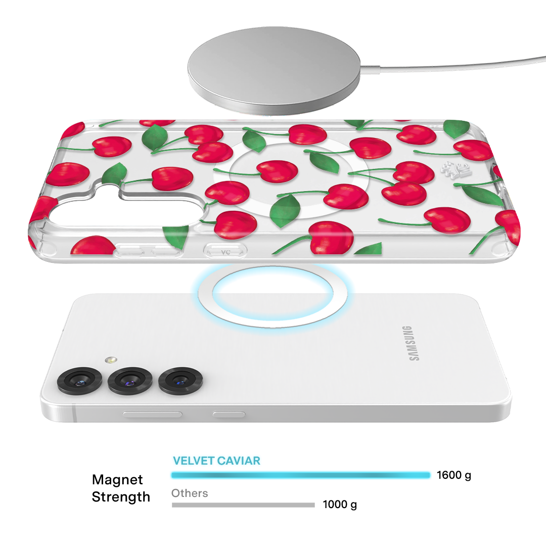 Samsung Galaxy Phone Case with Cherry Design - Durable Protective Cover for Everyday Use & Style