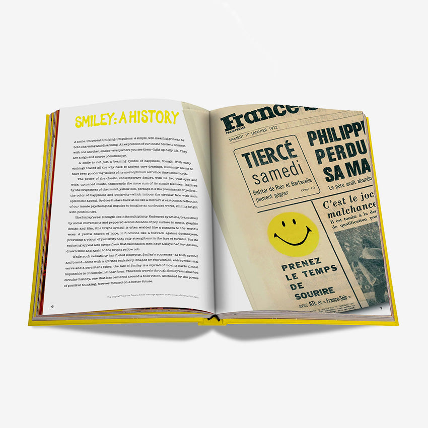 Assouline Smiley: 50 Years of Good News - Coffee Table Book for Home Decor & Gift Giving