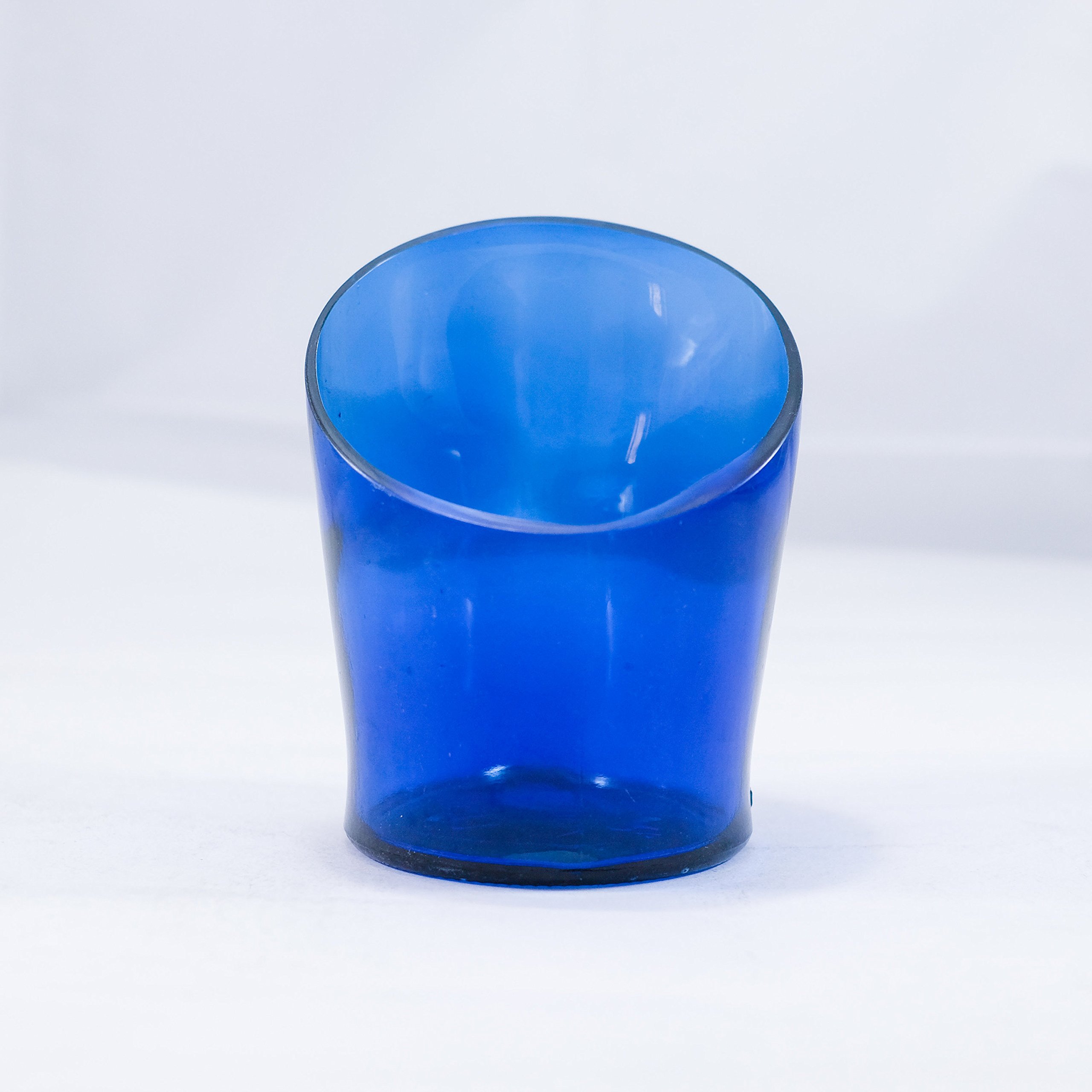 Handmade Cobalt Blue Succulent Planter - Upcycled Whiskey Bottle Home Decor | Perfect for Indoor Plants, Office Desk Decor & Unique Gift Idea