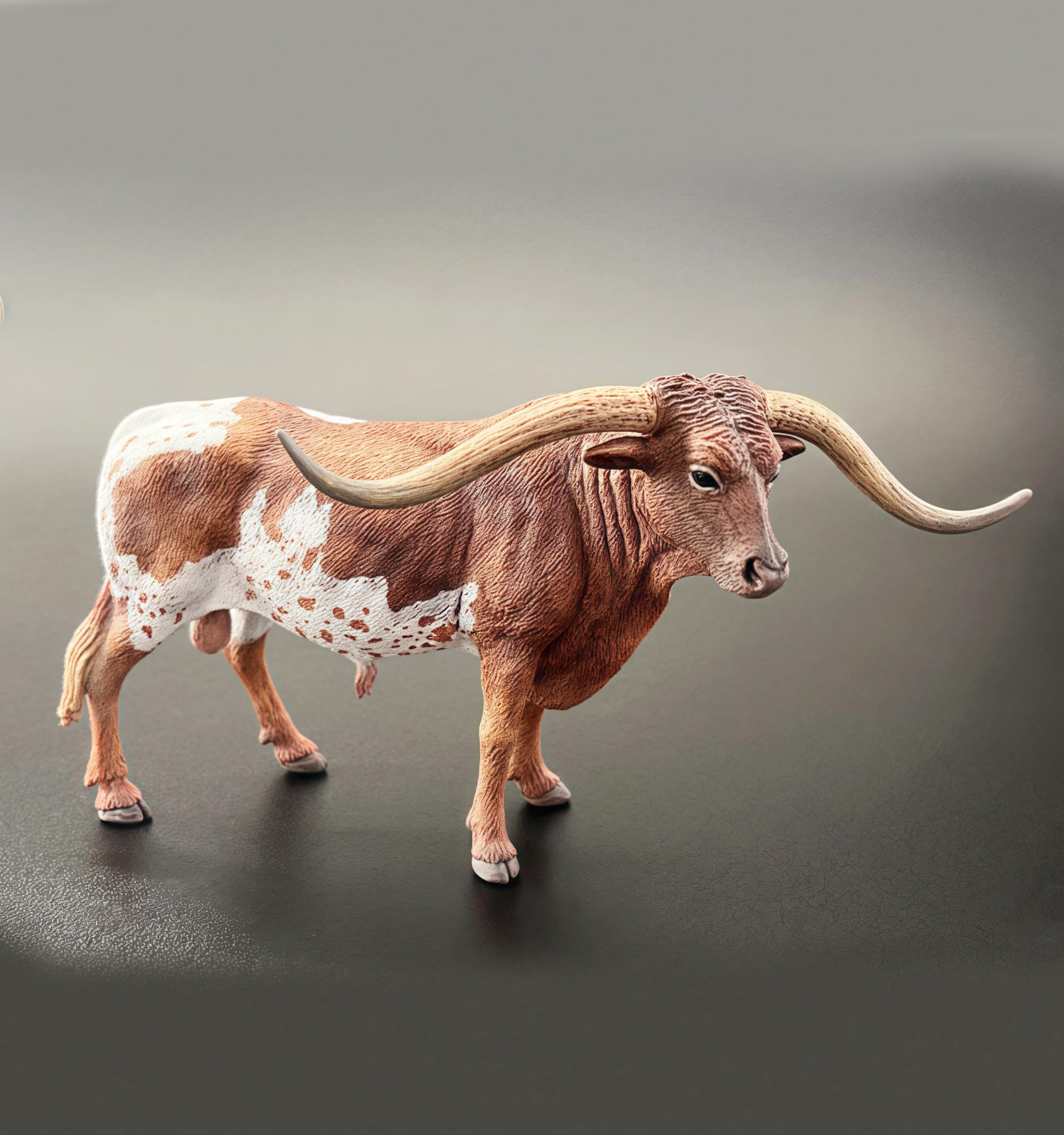 Gemini & Genius Longhorn Cow Toy Action Figure - 6