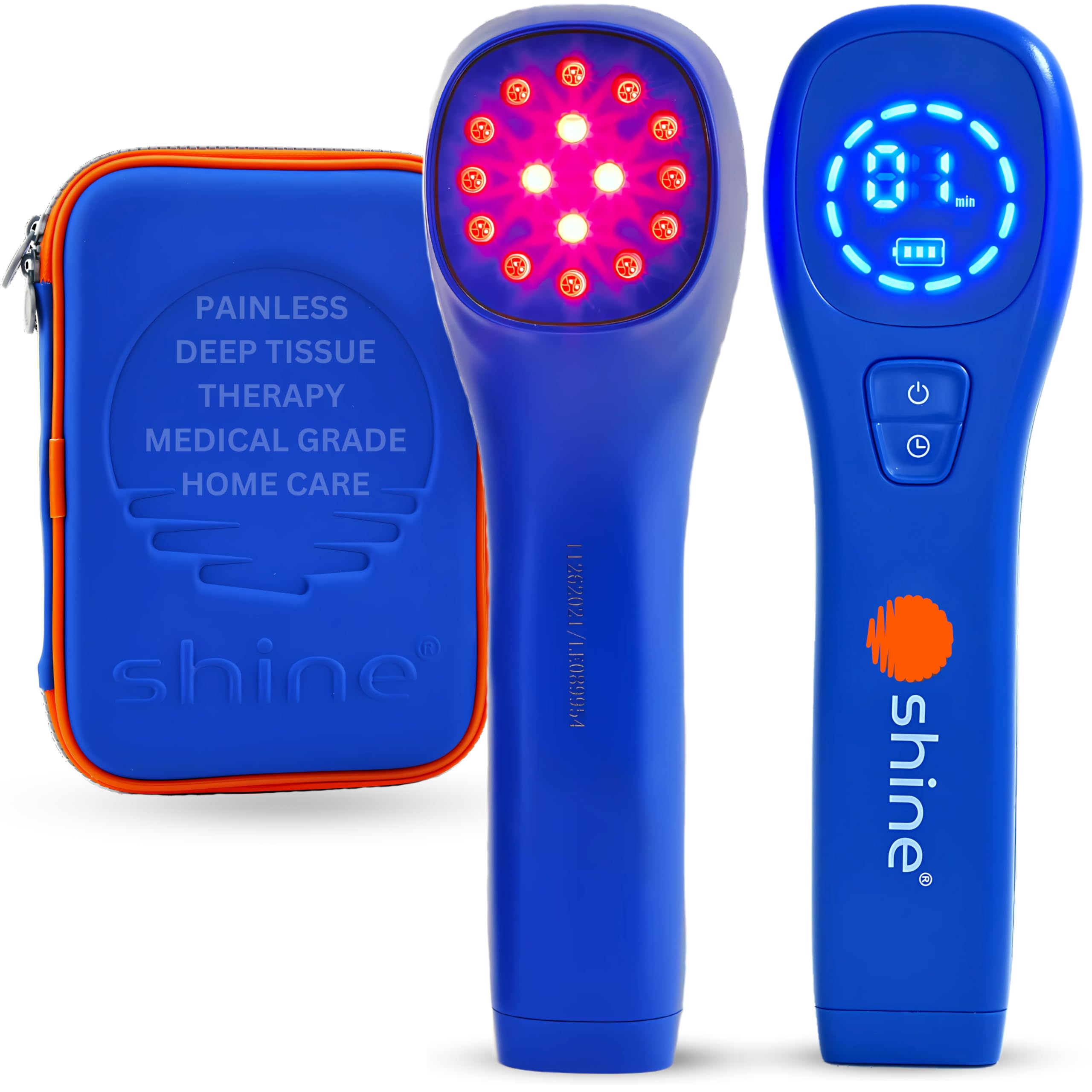 SHINE Clinical Grade Red Light Therapy Device - 660nm & 850nm Dual Wavelength LED Light Therapy for Joint & Muscle Pain Relief - High Power Infrared Red Light Therapy for Home Use | Perfect for Post-Workout Recovery, Arthritis Relief & Skin Rejuvenation