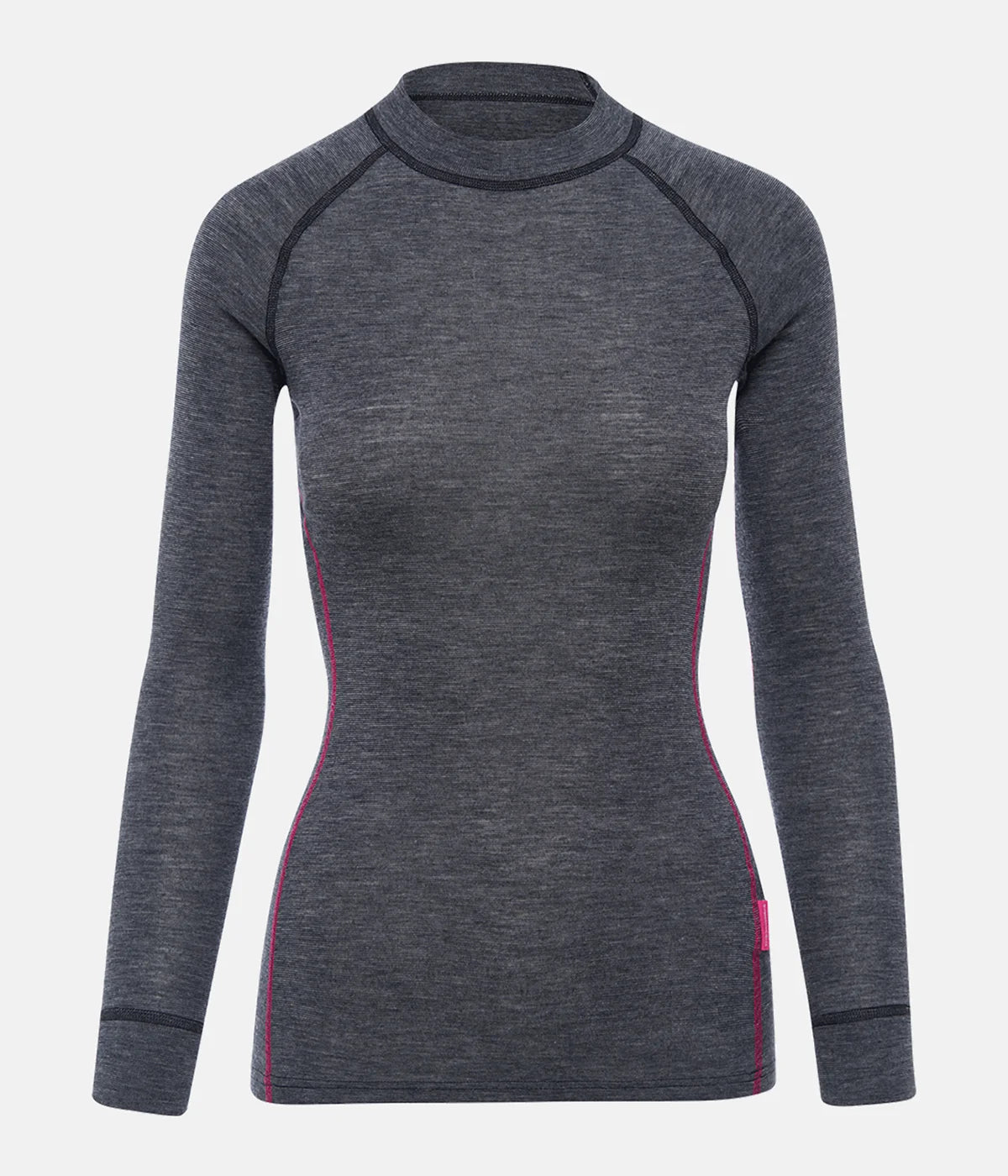 Women's Merino Wool Long Sleeve Thermal Shirt - Warm & Breathable Base Layer for Hiking, Skiing & Winter Outdoor Activities