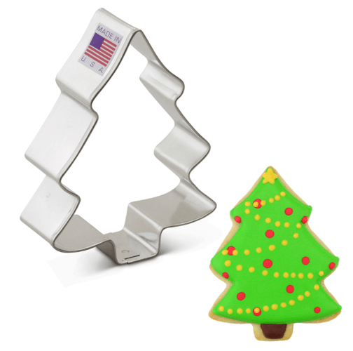 Ann Clark 3.5 Inch Christmas Tree Cookie Cutter - Stainless Steel Holiday Baking Decorations for Festive Cookies, Gingerbread, and DIY Desserts - Perfect for Christmas Party, Baking Gifts, and Family Fun