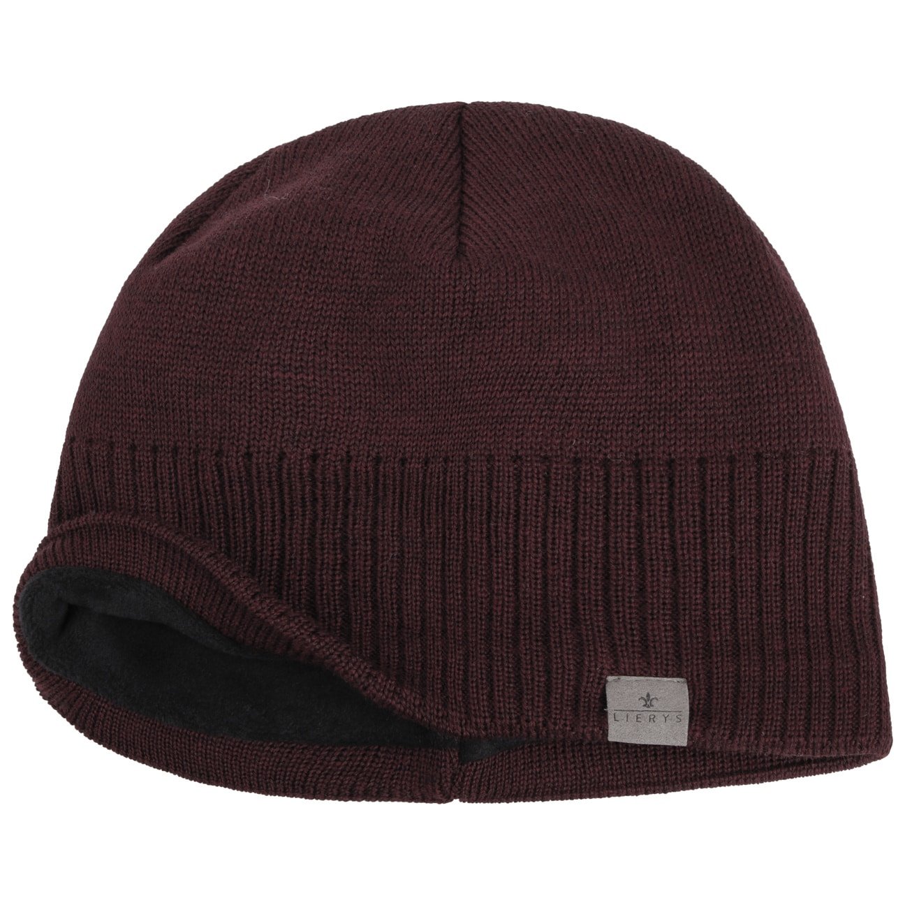 Lierys Fine Rip Merino Wool Beanie - Soft & Warm Winter Hat for Men & Women - Perfect for Skiing, Hiking & Outdoor Activities