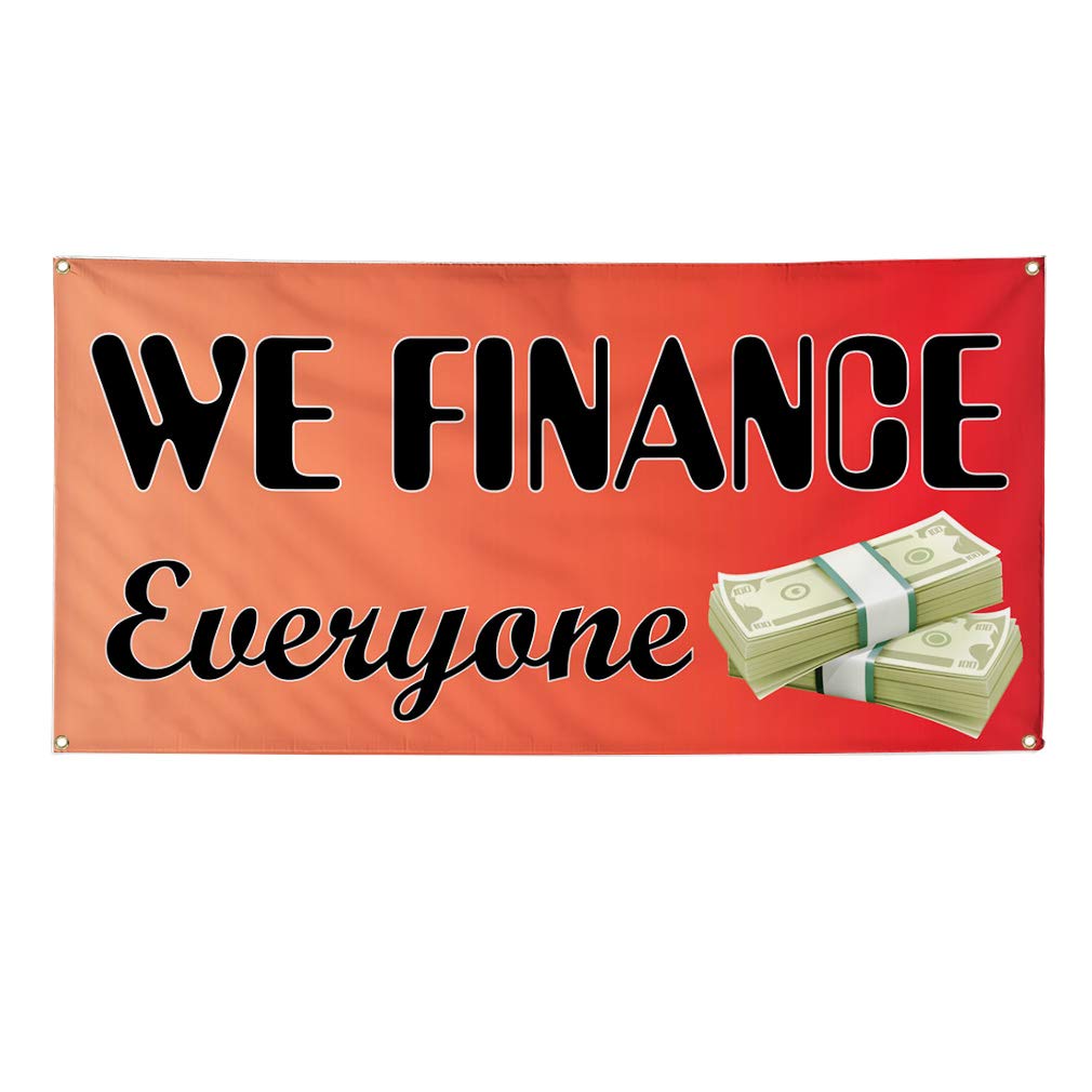 Custom Vinyl Banners 48x96 Inches - Weatherproof Outdoor Advertising Signs with 8 Grommets (Multiple Sizes Available) | Perfect for Business Promotion, Yard Sales & Industrial Signage