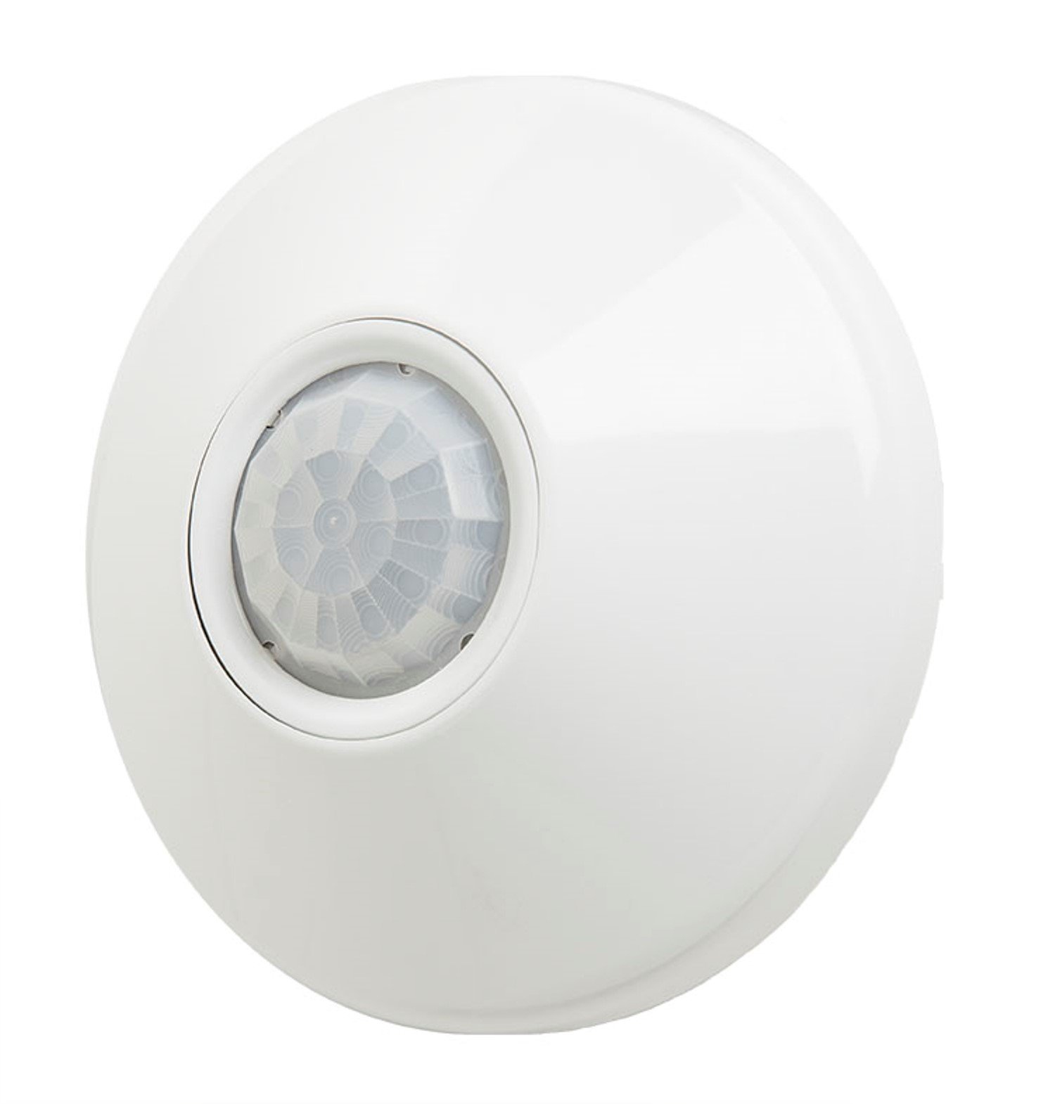 Dual Technology Ceiling Mount Occupancy Sensor - White | 9 Standard Range | Energy Saving Motion Detector for Home & Office Lighting Control
