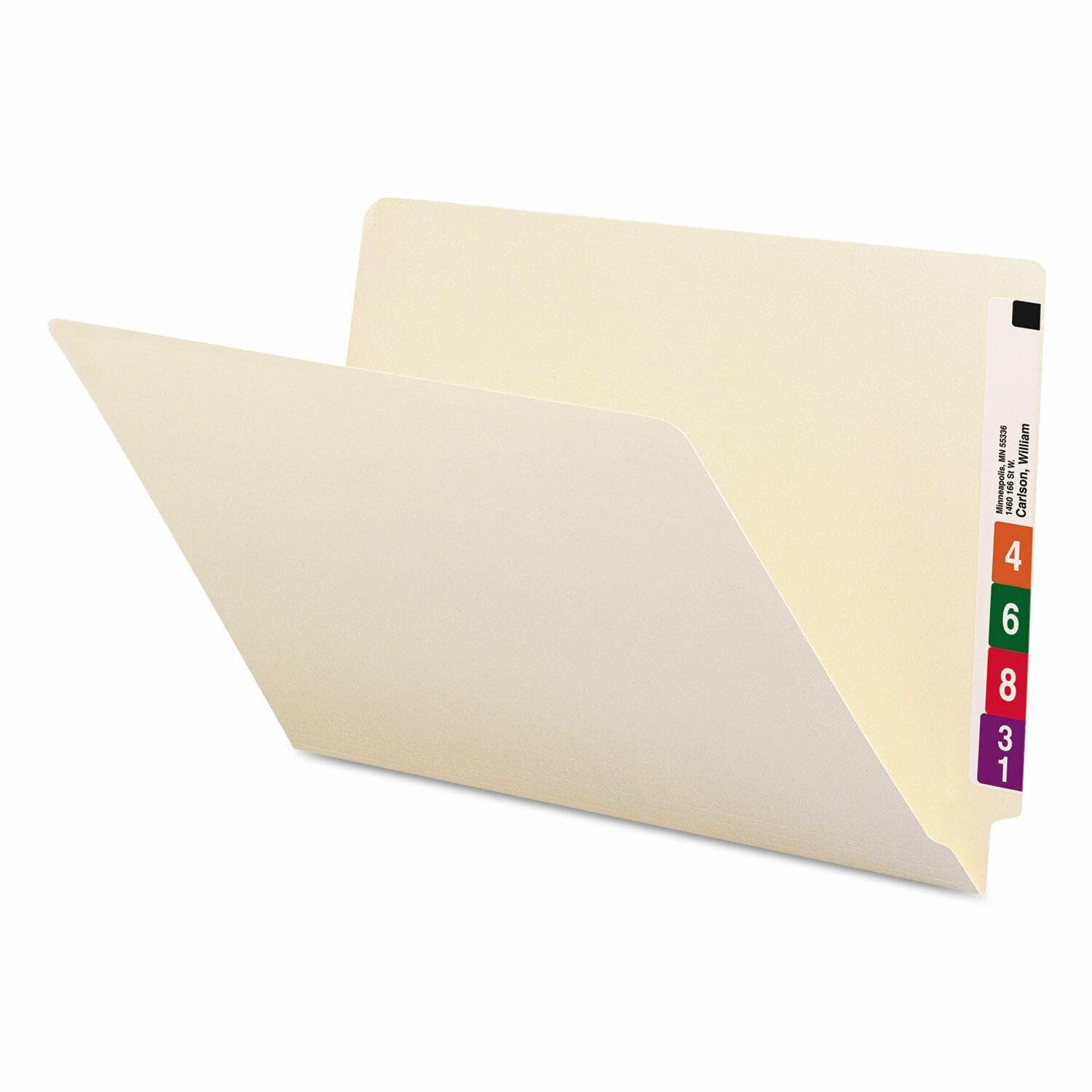 Fabulous Single-Ply Legal Manila File Folders with End Tabs - 100/Box | Straight Cut Document Organizer with Pockets for Office, School & Home Filing | Perfect for Paperwork, Receipts & Important Documents Storage