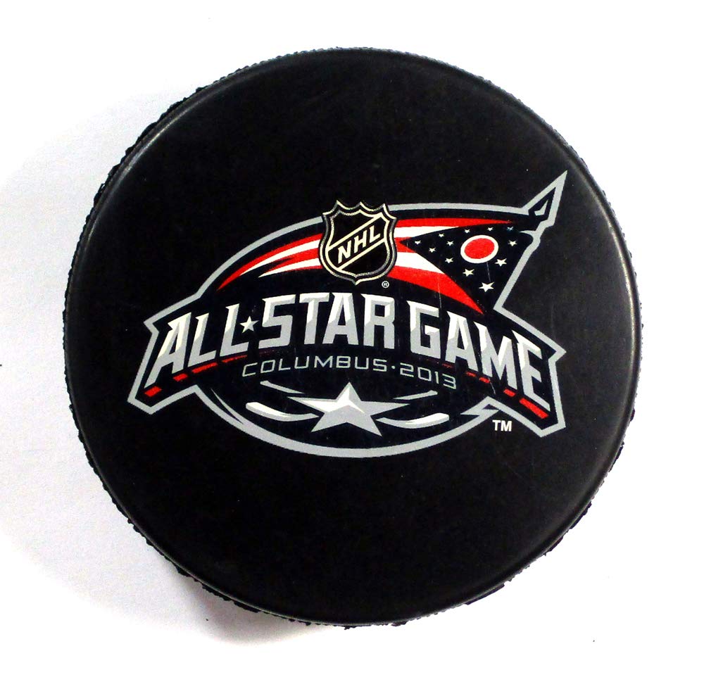 Official 2013 NHL All-Star Game Puck - Columbus Blue Jackets Limited Edition Collectible - Perfect for Hockey Memorabilia Displays & Fan Collections