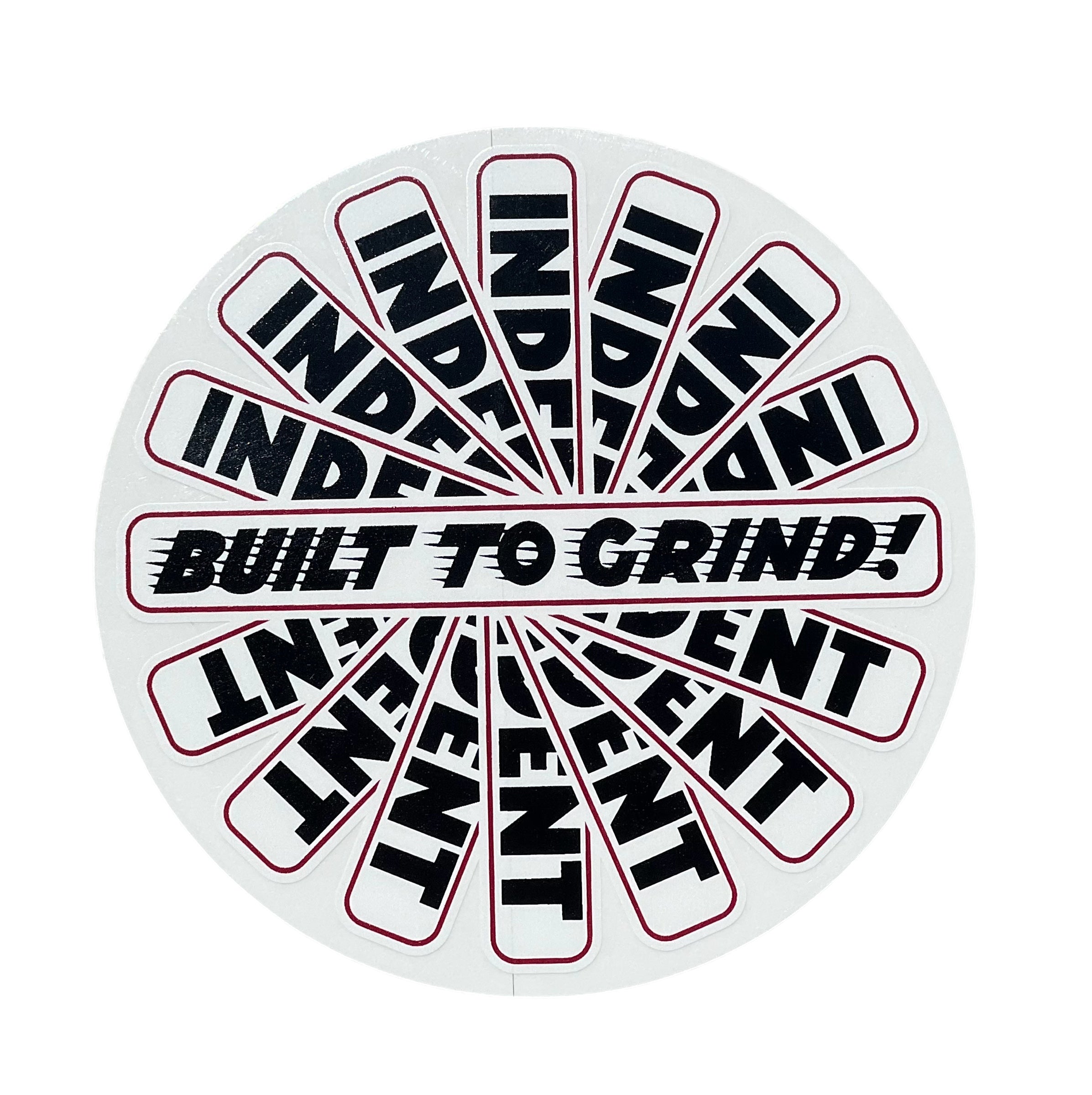 Built to Grind Skateboard Trucks - Durable Independent Skateboard Stickers - Perfect for Skateboard Decoration & Customization