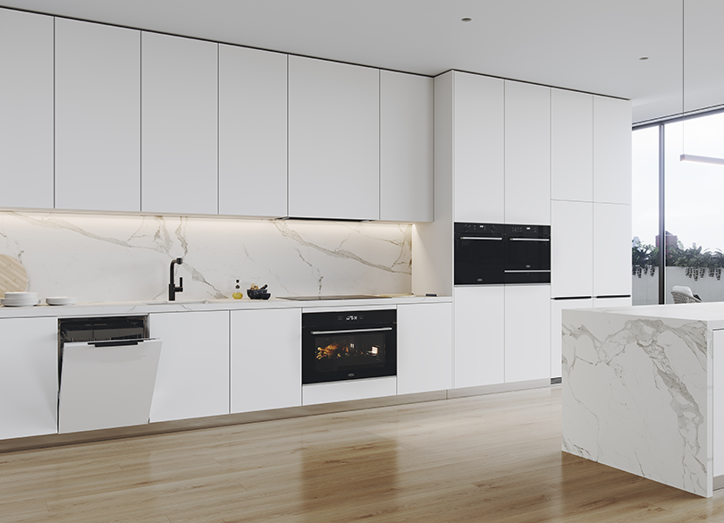 Belling BDO609BK 60cm Black Glass Electric Oven with Multi-Function - Perfect for Baking, Roasting & Grilling in Modern Kitchens