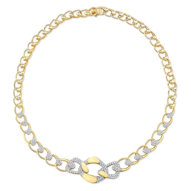 Elegant Legacy Diamond Necklace for Women - 14K Gold Pendant with Genuine Diamonds - Perfect for Anniversaries, Weddings & Special Occasions