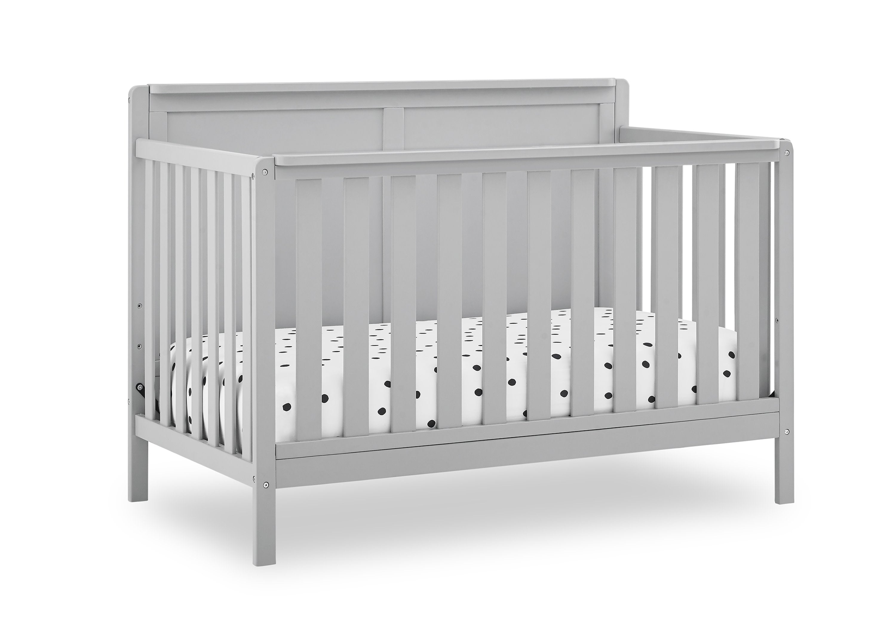 Hartley 6-in-1 Convertible Baby Crib - Toddler Bed & Full-Size Bed Frame - Nursery Furniture for Boys & Girls - Perfect for Newborn to Teen Years