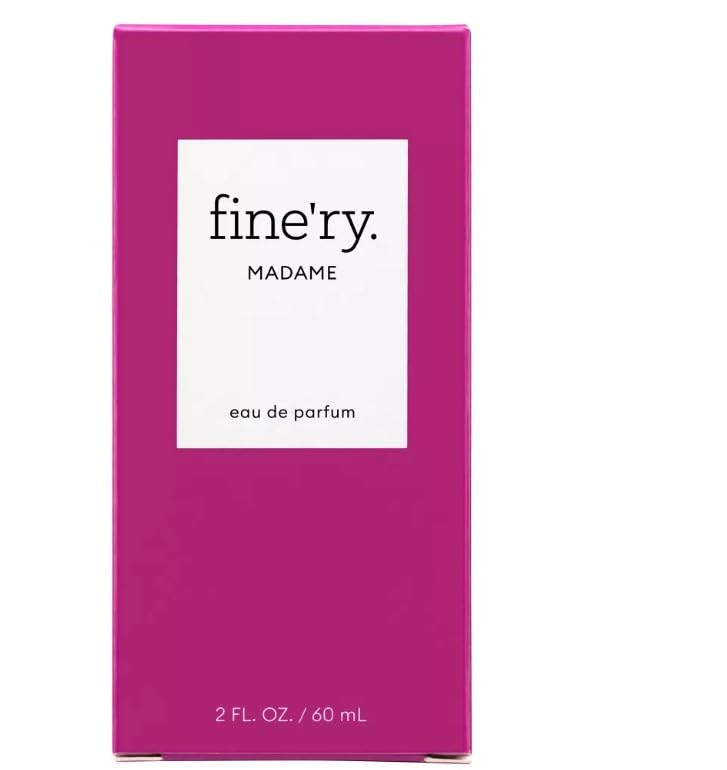 Fine'ry Women's Madame Eau de Parfum - 2 fl oz Floral Fragrance for Women | Long-Lasting Perfume for Date Night, Office & Special Occasions