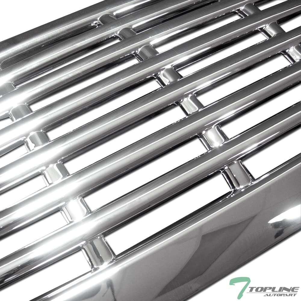 97-04 Dodge Dakota & 98-03 Durango Chrome ABS Front Hood Bumper Grill Guard - Heavy Duty Protection for Off-Road, Truck Shows & Daily Driving