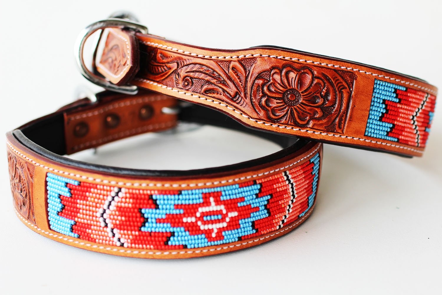 ProRider Rhinestone Dog Collar - Sparkling Crystal Cow Leather Pet Collar for Small & Medium Dogs - Perfect for Parties, Weddings & Special Occasions