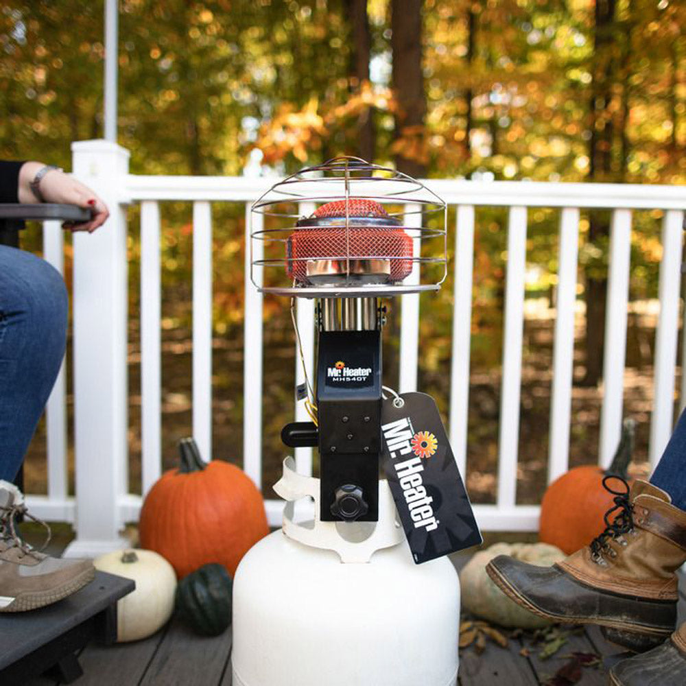 Mr. Heater F242540 45,000 BTU 540° Propane Tank Top Heater - Portable Outdoor Heater for Camping, Garage, Worksite & Patio Use