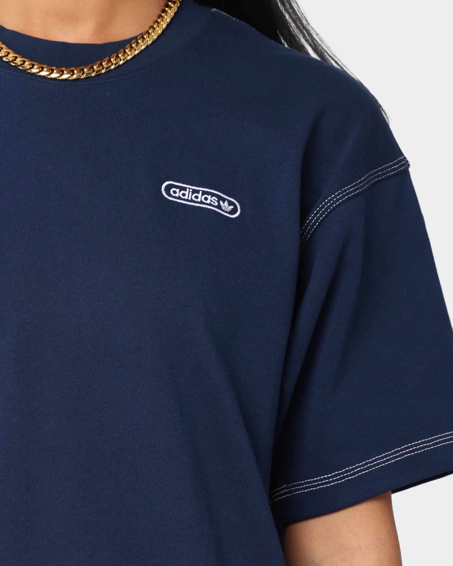 Adidas WW Short Sleeve T-Shirt for Men - Comfortable Cotton Crewneck Tee in Collegiate Navy - Perfect for Gym, Running & Casual Wear