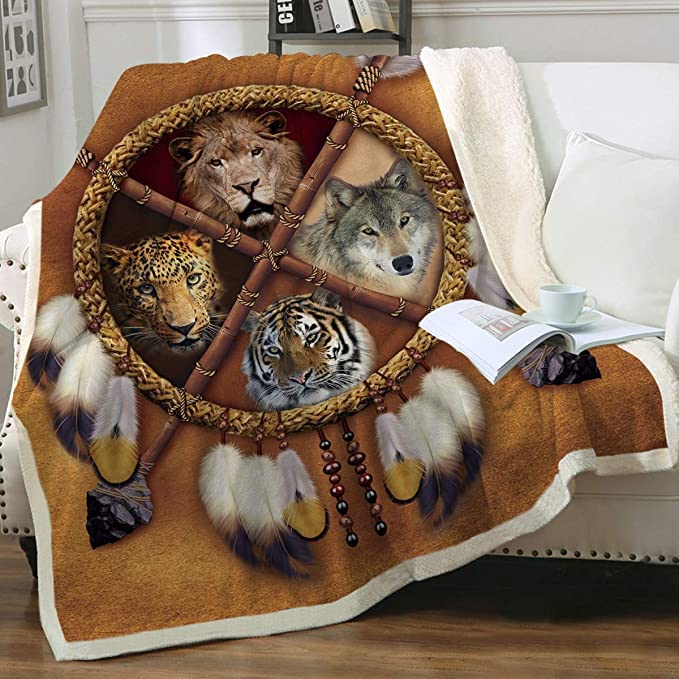 Sleepwish Reversible Sherpa Fleece Blanket 30