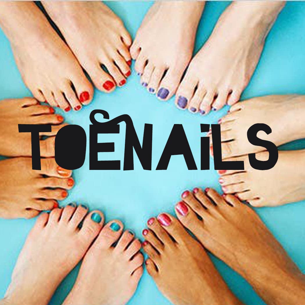 24pcs Square Acrylic Fake Toenails - Glossy Press-On Artificial Toe Nails with Floral Design for Women & Girls | Full Cover False Nails for Pedicure, Parties & Special Occasions