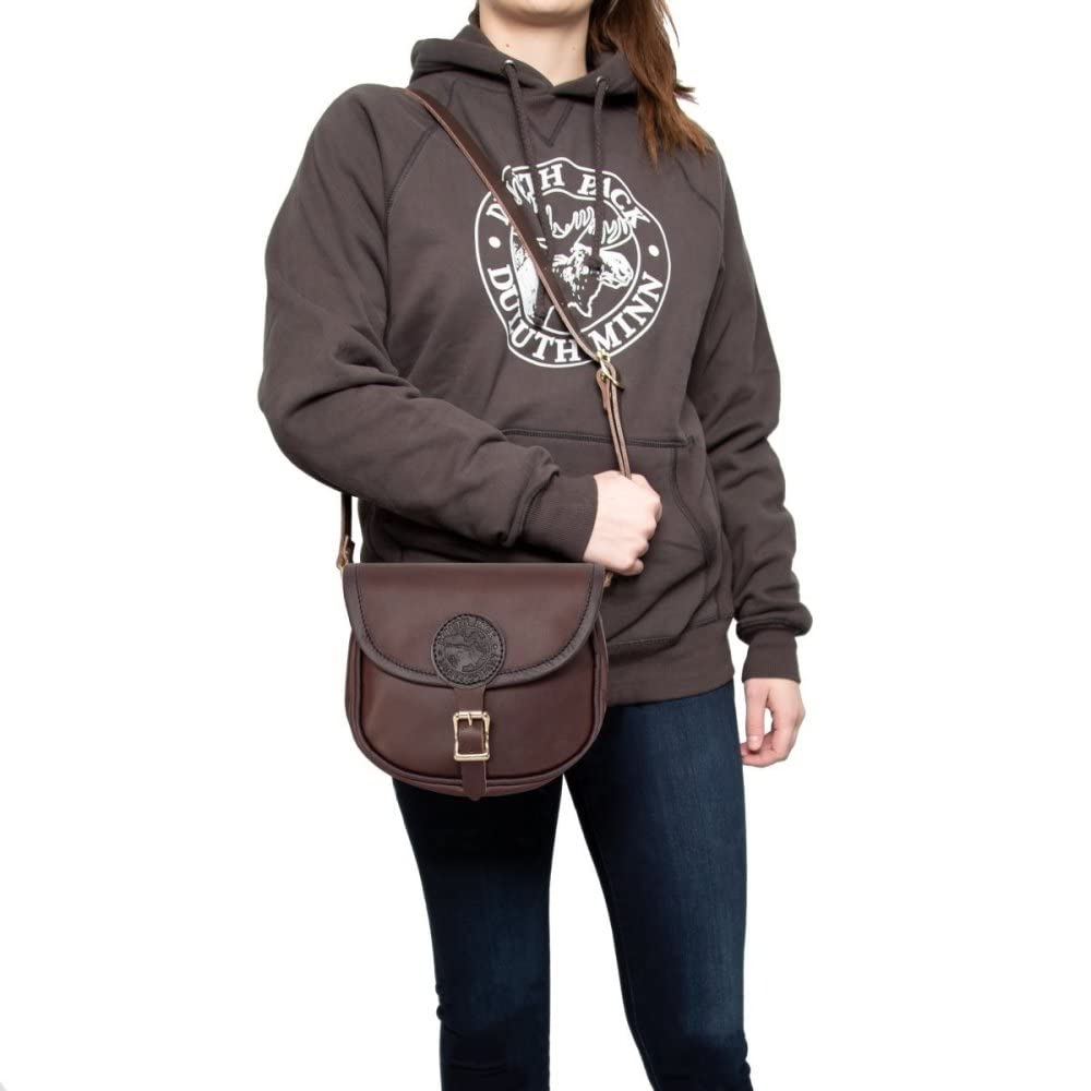 Duluth Pack #50 Classic Leather Purse - Genuine Leather Handbag for Women, Durable & Stylish Crossbody Bag - Perfect for Work, Travel & Everyday Use