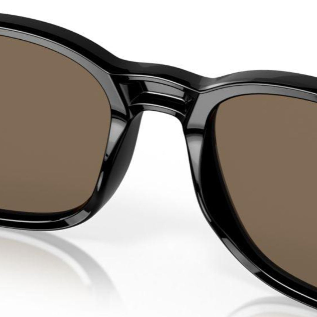Oakley Ojector Sunglasses Polished Black Frame with Prizm Rose Gold Polarized Lenses - Model 0OO9018 901806 - Perfect for Running, Cycling & Outdoor Sports