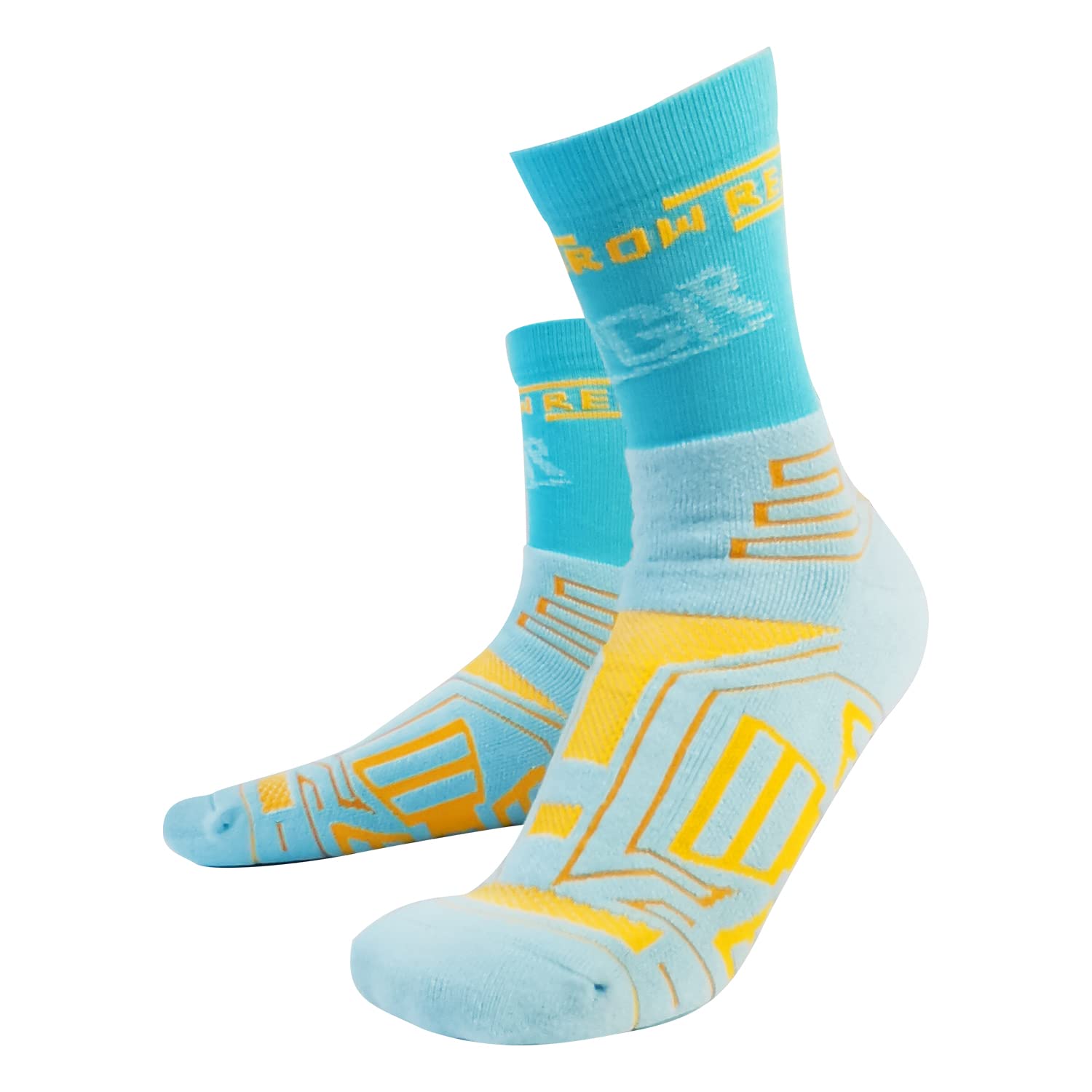 YACCA Men's Basketball Compression Socks - Moisture Wicking, Cushioned Crew Socks for Sports & Recovery - Perfect for Basketball, Running, and Gym Workouts