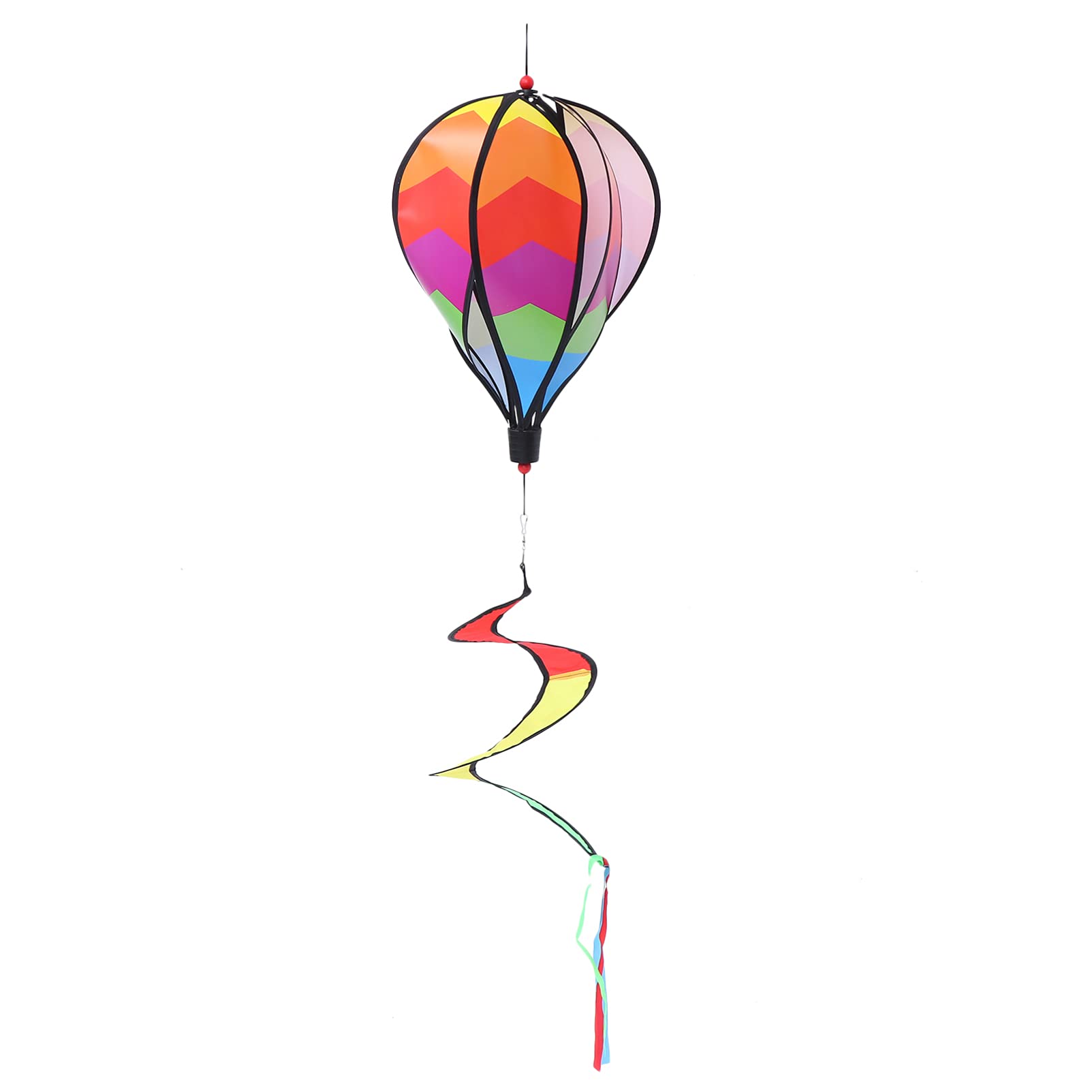 Happyyami Giant Hot Air Balloon Spinners - Outdoor Party Decorations for Yard, Garden & Events - Colorful Wind Spinners for Patio, Birthday, Wedding & Festival Decor