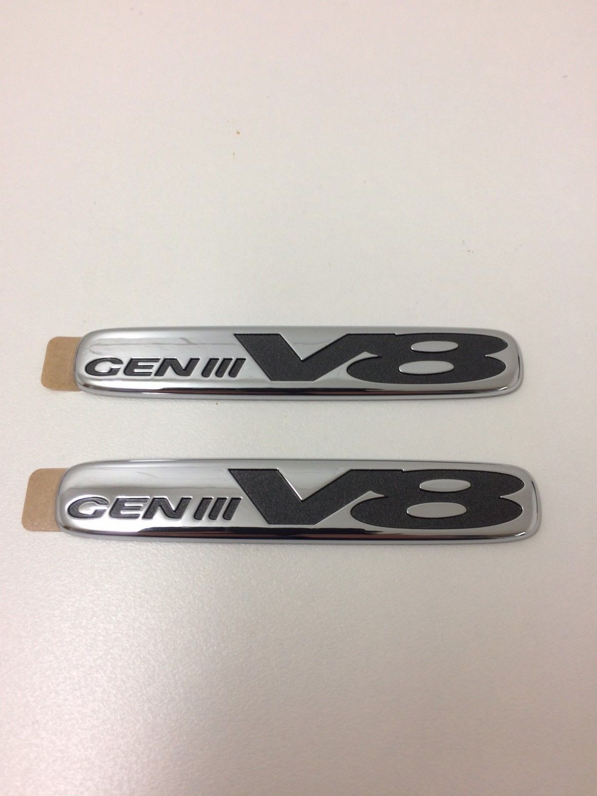 Genuine Holden VT VX 1997-2002 Front Fender Badge Pair for Commodore Gen 3 V8 - Perfect for Car Restoration & Customization Projects