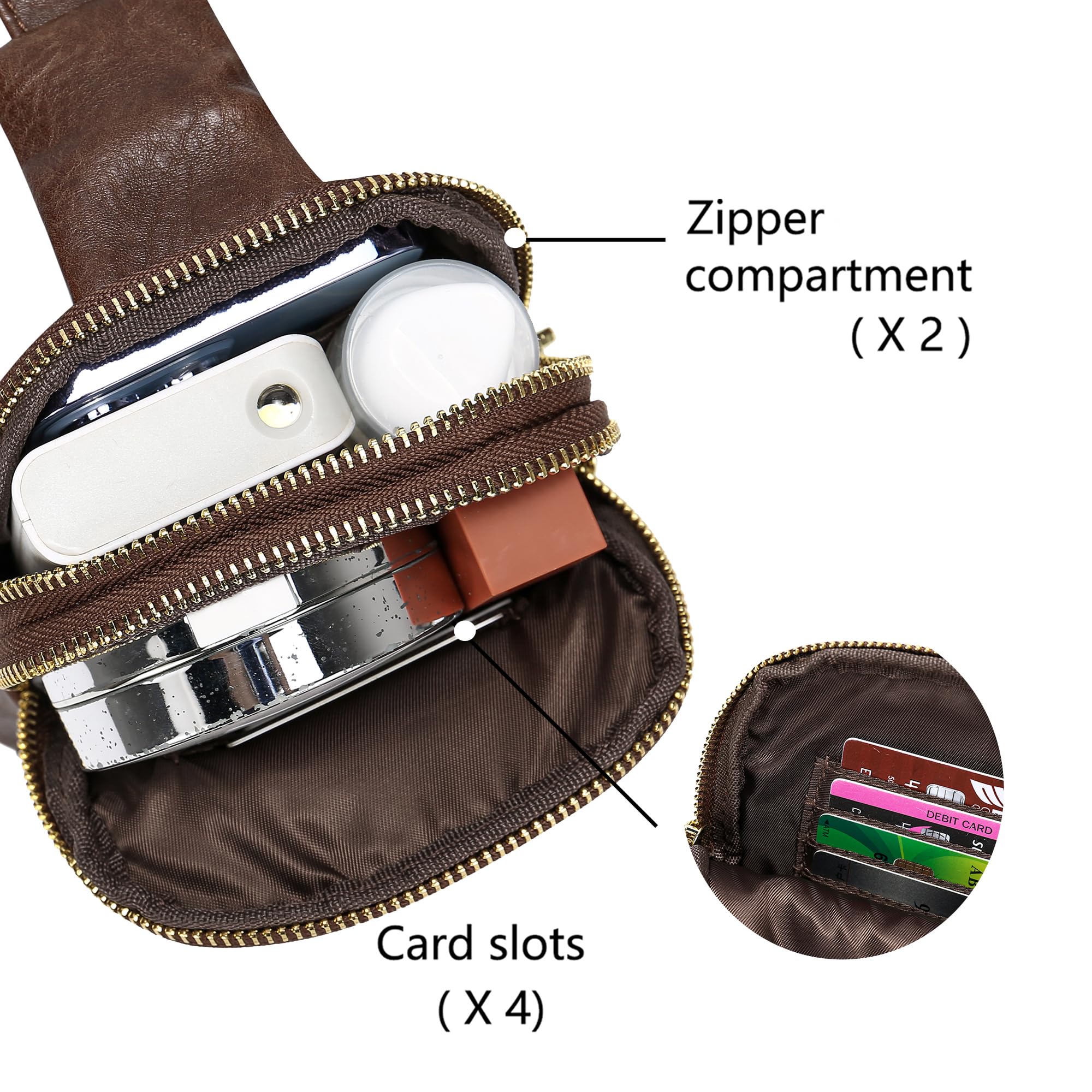 Haytijoe Anti-Theft Crossbody Sling Bag for Women - Lightweight Travel Purse with Adjustable Strap, RFID Blocking - Perfect for Daily Commute, Shopping & Outdoor Adventures