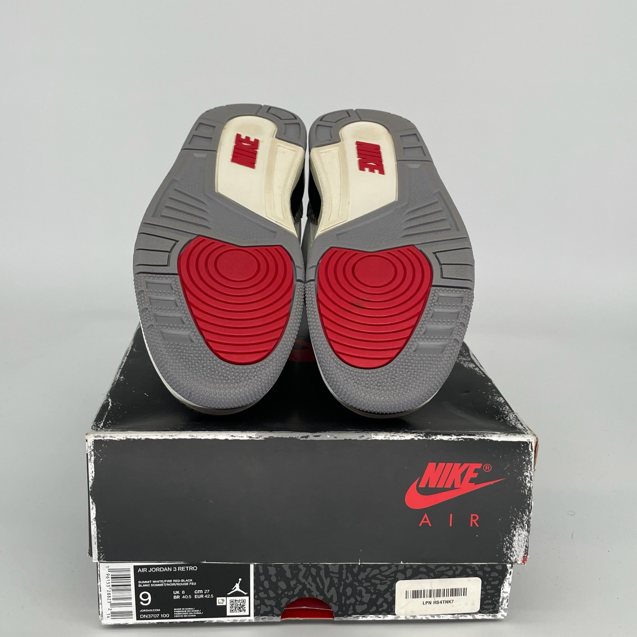 AIR JORDAN 3 REIMAGINED WHITE CEMENT - Men's Basketball Shoes Size 9 (DN3707-100) - Authentic Retro Sneakers for Casual Wear & Street Style