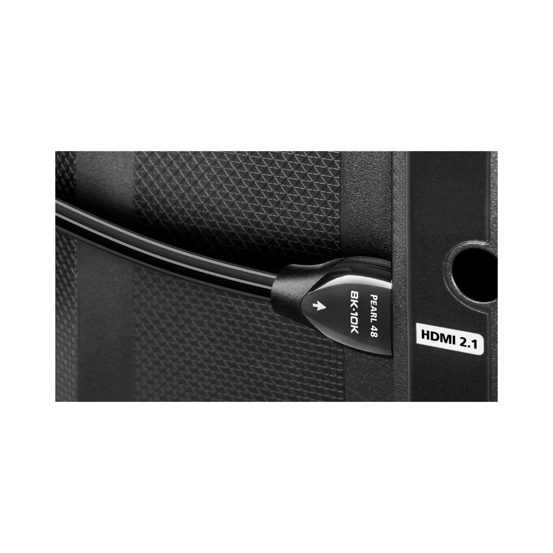 AudioQuest HDMI Pearl 48 Ultra High Speed 48Gbps HDMI 2.1 Cable - 8K 60Hz, 4K 120Hz, HDR, eARC | Open Box | Perfect for Home Theater, Gaming & 4K/8K TVs